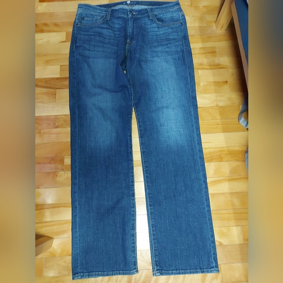 7 For All Mankind Other - 7 for All Mankind | light blue relaxed/straight fit jeans -36